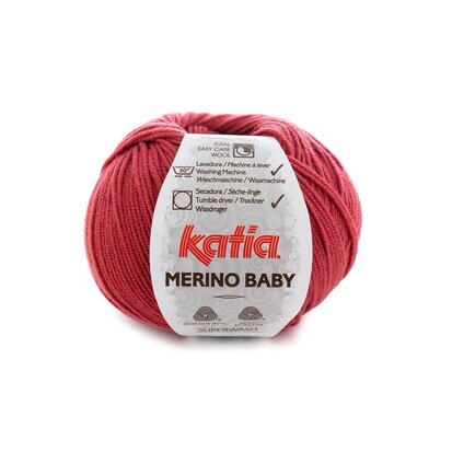 Merino Baby 94 Framboosrood