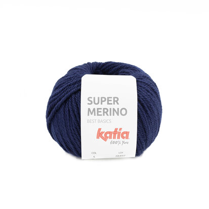 SUPER MERINO 05 DONKERBLAUW