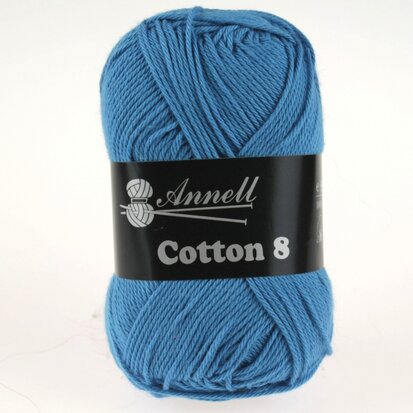 COTTON 8 - 39 BLAUW