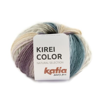 KIREI  COLOR 302 Groenblauw-lichtroze-lila