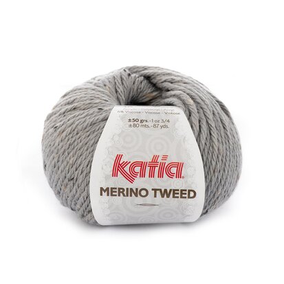 Merino Tweed 307 Lichtgrijs