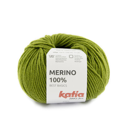 Merino 100 % - 88 Groen