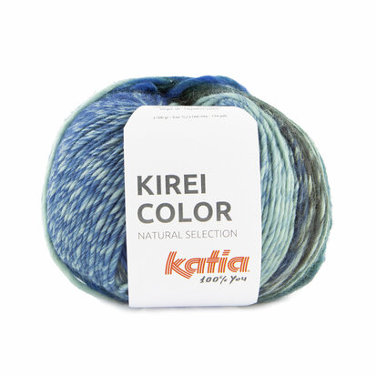 KIREI  COLOR 350 Bleu-vert-orange