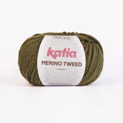 Merino Tweed 402 Groen