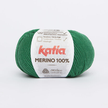 Merino 100 % - 73 Smaragdgroen