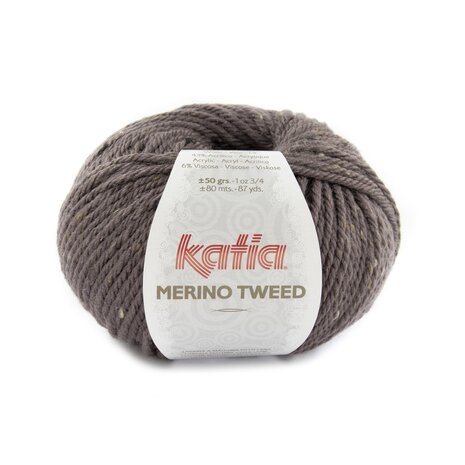 Merino Tweed 316 Aubergine