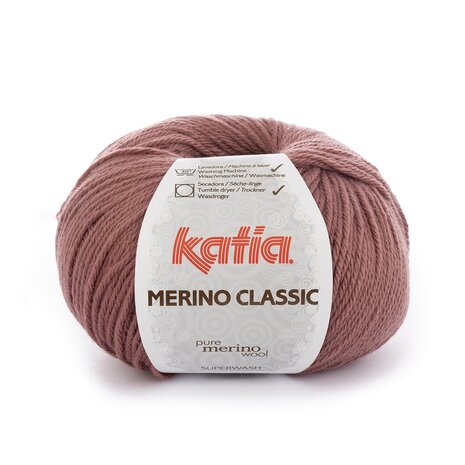 Merino Classic 74 Donkerroze