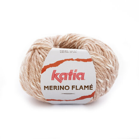 11 bollen Merino Flamé 103 Roze-Ecru