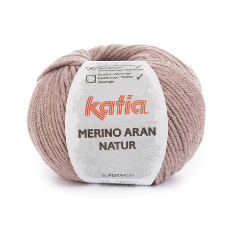 Merino Aran Natur 302 Roze